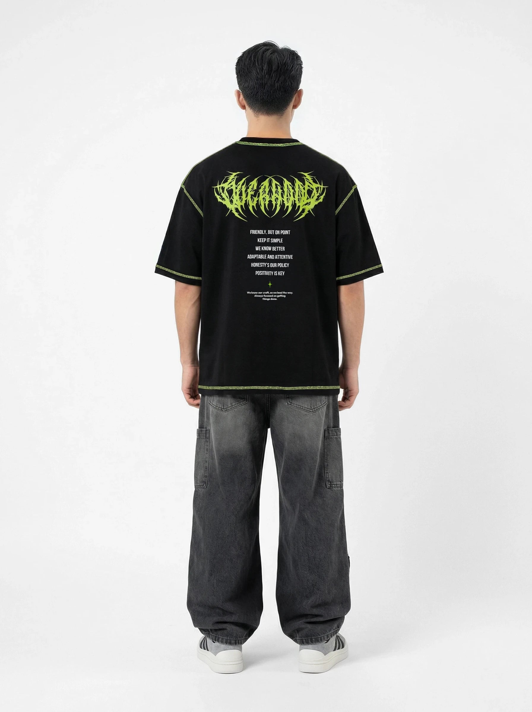 T-shirt With Contrast Stitching